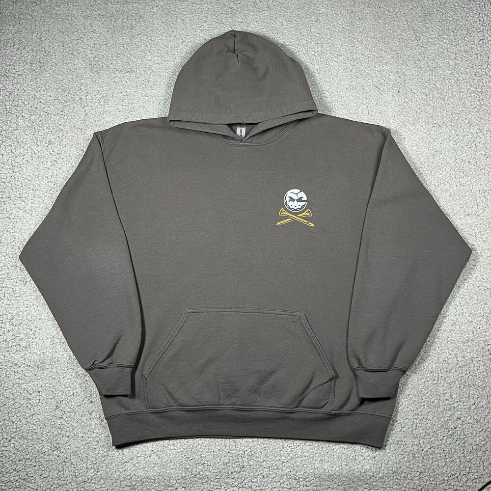 Crushers GC Hoodie Mens XL Gray Pullover Sweatshirt Golf Team Bryson Dechambeau